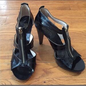 Michael Kors Black Patent Leather Heels